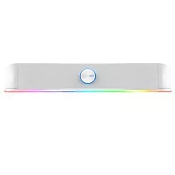 Колонки акустические Trust GXT 619W Thorne RGB Illuminated Soundbar White (25110) - фото Колонки акустические Trust GXT 619W Thorne RGB Illuminated Soundbar White (25110)