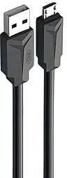Кабель USB XO NB232 12W 2.4A micro USB Cable Black