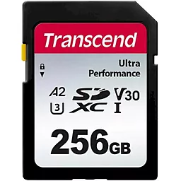 Карта памяти Transcend 256 GB SDXC UHS-I U3 A2 (TS256GSDC340S) - фото Карта памяти Transcend 256 GB SDXC UHS-I U3 A2 (TS256GSDC340S)