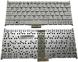Клавіатура для ноутбуку Acer Aspire S5-391 V5-121  Grey