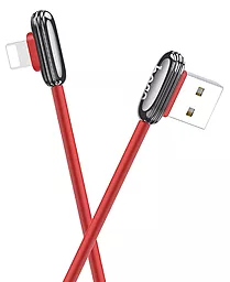 Кабель Hoco U60 Soul Secret USB-A - Lightning 12w 2.4a 1.2м cable Red - миниатюра 2 Кабель Hoco U60 Soul Secret USB-A - Lightning 12w 2.4a 1.2м cable Red - миниатюра 2
