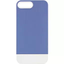 Чехол Epik TPU+PC Bichromatic для Apple iPhone 7 plus, iPhone 8 plus (5.5") Blue / White
