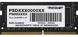 Оперативная память для ноутбука Patriot DDR4 16GB 2666MHz (PSD416G266681S)