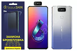 Захисна плівка StatusSKIN Pro Asus Zenfone 6 ZS630KL Clear - фото Захисна плівка StatusSKIN Pro Asus Zenfone 6 ZS630KL Clear
