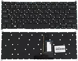 Клавиатура для ноутбука Acer Aspire SP513-51 без рамки Black