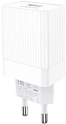 Сетевое зарядное устройство с быстрой зарядкой Borofone BA47A Mighty Speed 18w QC3.0 home charger white