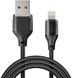 Кабель XO NB291 USB-A - Lightning 12w 6a 1м cable black - фото Кабель XO NB291 USB-A - Lightning 12w 6a 1м cable black