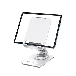 Подставка настольная WiWU ZM010 Desktoop Rotation Stand Silver - фото Подставка настольная WiWU ZM010 Desktoop Rotation Stand Silver