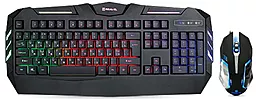 Комплект (клавиатура+мышка) REAL-EL Gaming 9500 Kit (EL123100029) Black