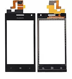 Сенсор (тачскрин) Huawei Ascend W1 Black - фото Сенсор (тачскрин) Huawei Ascend W1 Black