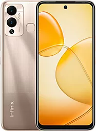 Мобильный телефон Infinix Hot 12 Play (X6816D) 4/64Gb NFC Champagne Gold - фото Мобильный телефон Infinix Hot 12 Play (X6816D) 4/64Gb NFC Champagne Gold