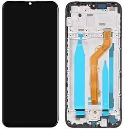 Дисплей Infinix Smart 4 с тачскрином и рамкой, Black - фото Дисплей Infinix Smart 4 с тачскрином и рамкой, Black