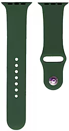 Ремінець Silicone Band S для Apple Watch 42mm/44mm/45mm/49mm Dark Green