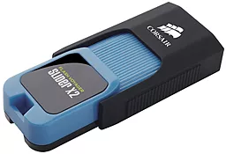 Флешка Corsair Voyager Slider X2 USB 3.0 256GB (CMFSL3X2A-256GB) Blue - фото Флешка Corsair Voyager Slider X2 USB 3.0 256GB (CMFSL3X2A-256GB) Blue
