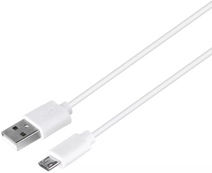 Кабель Siyoteam USB-A - micro USB 12w 2.4a 1м cable White - фото 2