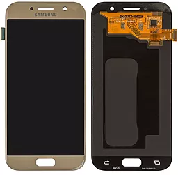 Дисплей Samsung Galaxy A5 A520 2017 с тачскрином, (TFT), Gold - фото Дисплей Samsung Galaxy A5 A520 2017 с тачскрином, (TFT), Gold