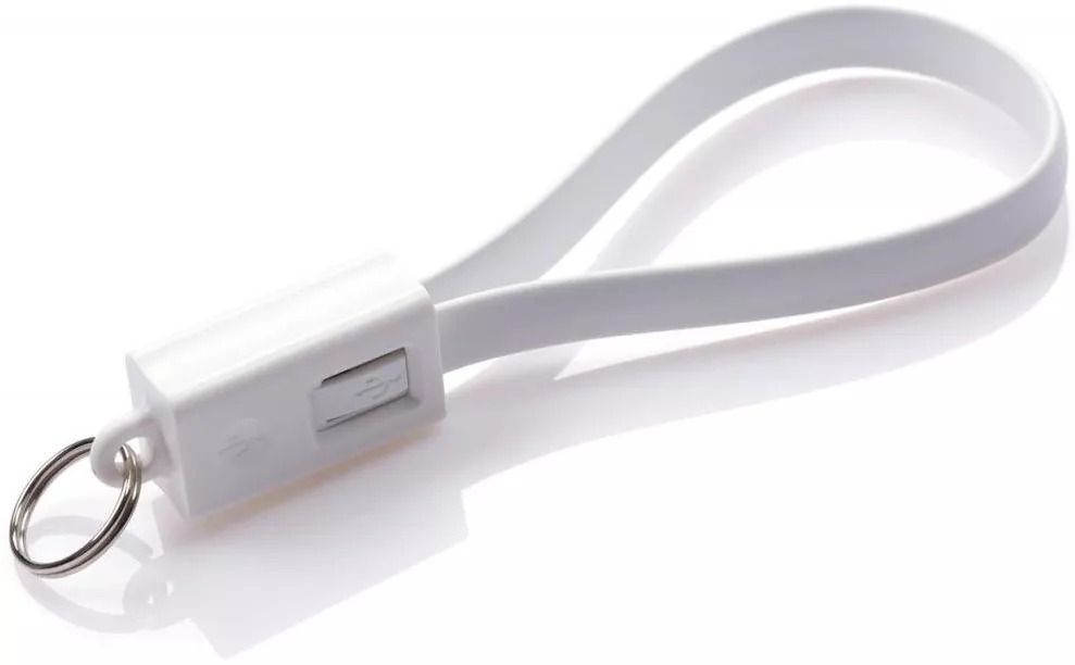 Кабель Vinga Short USB-A - Lightning 12w 2.4a 0.2м cable White - фото 2