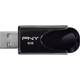 Флешка PNY 8GB Attache4 USB 2.0 (FD8GBATT4-EF) Black