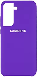Чехол Epik Silicone Cover (AAA) Samsung G991 Galaxy S21 Violet