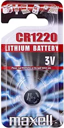 Батарейки Maxell CR1220 3V Lithium BL 1шт (M-11238200)