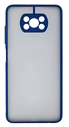 Чехол Bumper Matte для Xiaomi Poco X3, X3 NFC, X3 Pro Navy Blue/Green