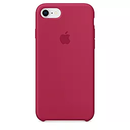 Чохол Apple Silicone Case 1:1 iPhone 7, iPhone 8 Rose Red