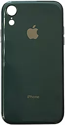 Чехол 1TOUCH Shiny Apple iPhone XR Midnight Green