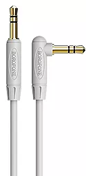 Аудіо кабель Borofone BL4 AUX mini Jack 3.5mm M/M Cable 1 м gray