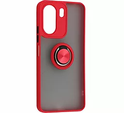 {"ru": "Чехол", "uk": "Чохол"} 1TOUCH Gingle Ring Case для Xiaomi Redmi 13C, Poco C65 Red