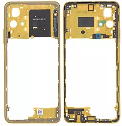 Рамка корпуса Xiaomi Poco M4 Pro 5G Poco Yellow - фото Рамка корпуса Xiaomi Poco M4 Pro 5G Poco Yellow