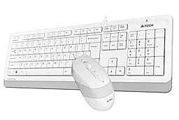 Комплект (клавиатура+мышка) A4Tech Fstyler проводной USB White (F1010) - миниатюра 4