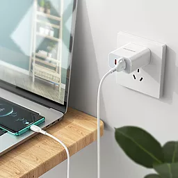 Кабель Borofone BX91 USB-A - Type-C 15w 3a 1м cable White - мініатюра 4
