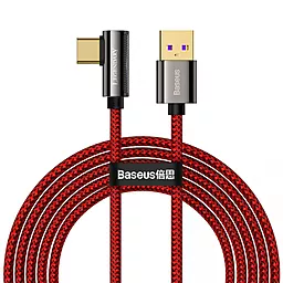 USB Кабель Baseus Legend Series Elbow 66w 6a 2m USB Type-C Cable red (CACS000509)