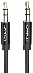 Аудио кабель Usams YP-01 AUX mini Jack 3.5mm M/M Cable 1 м чёрный
