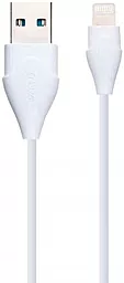 Кабель Celebrat CB-10 USB-A - Lightning 12w 2.4a 1м cable White - фото Кабель Celebrat CB-10 USB-A - Lightning 12w 2.4a 1м cable White