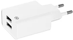 Сетевое зарядное устройство Piko TC-242 12w 2xUSB-A ports home charger white