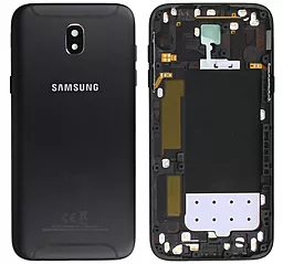 Задняя крышка корпуса Samsung Galaxy J5 2017 J530F со стеклом камеры Original Black