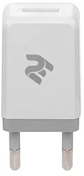 Мережевий зарядний пристрій 2E USB Wall Charger 1A White (2E-WC1USB1A-W)