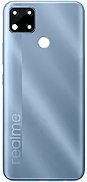 Задняя крышка корпуса Realme C25 / C25s со стеклом камеры, Original Water Blue - фото Задняя крышка корпуса Realme C25 / C25s со стеклом камеры, Original Water Blue