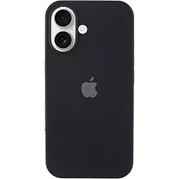 {"ru": "Чехол", "uk": "Чохол"} Silicone Case Full для Apple iPhone 16 Plus Black
