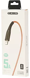 Кабель Jellico KDS-51 USB-A - Lightning 12w 5a 1м cable Gold - фото Кабель Jellico KDS-51 USB-A - Lightning 12w 5a 1м cable Gold