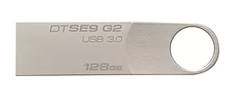 Флешка Kingston DTSE9 G2 128GB USB 3.0 (DTSE9G2/128GB) Metal Silver - фото Флешка Kingston DTSE9 G2 128GB USB 3.0 (DTSE9G2/128GB) Metal Silver