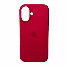 {"ru": "Чехол", "uk": "Чохол"} Silicone Case Full для Apple iPhone 16 Maroon