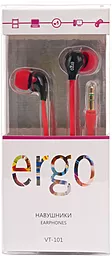 Наушники Ergo VT-101 Red - миниатюра 2 Наушники Ergo VT-101 Red - миниатюра 2