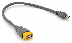 OTG-перехідник EasyLife Q300 M-F Mini USB -> USB-A Grey