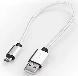 Кабель USB Dengos 0.25M micro USB Cable White (NTK-M-SHRT-WHITE)