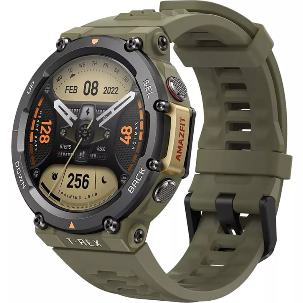 Смарт-часы Amazfit T-Rex 2 Wild Green - фото 1