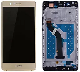 Дисплей Huawei P9 Lite 2016, G9 Lite, Honor 8 Smart (VNS-L31, VNS-L21, VNS-L22, VNS-L23, VNS-L53, VNS-AL00, VNS-L62, VNS-L52, VNS-DL00, VNS-TL00) с тачскрином и рамкой, оригинал, Gold - фото Дисплей Huawei P9 Lite 2016, G9 Lite, Honor 8 Smart (VNS-L31, VNS-L21, VNS-L22, VNS-L23, VNS-L53, VNS-AL00, VNS-L62, VNS-L52, VNS-DL00, VNS-TL00) с тачскрином и рамкой, оригинал, Gold