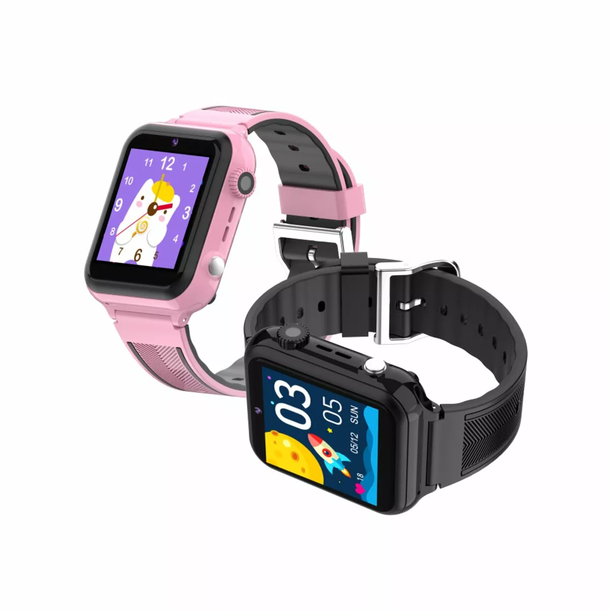 Смарт-часы Kids SM A130 GPS+IP65 Pink - фото 2