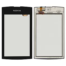 Сенсор (тачскрин) Nokia Asha 305, Asha 306 Black - фото Сенсор (тачскрин) Nokia Asha 305, Asha 306 Black